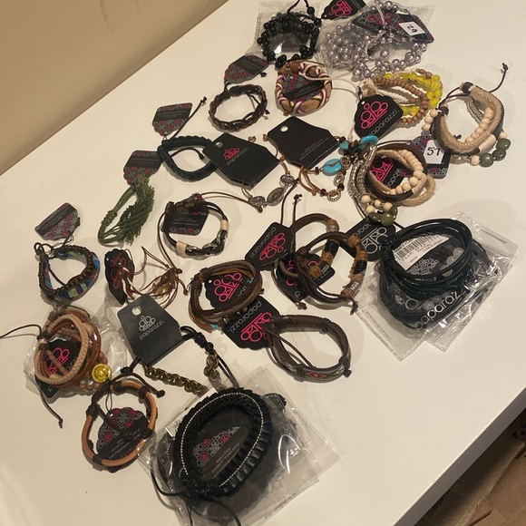 paparazzi Accessories - Paparazzi draw‎ string bracelets lot 34